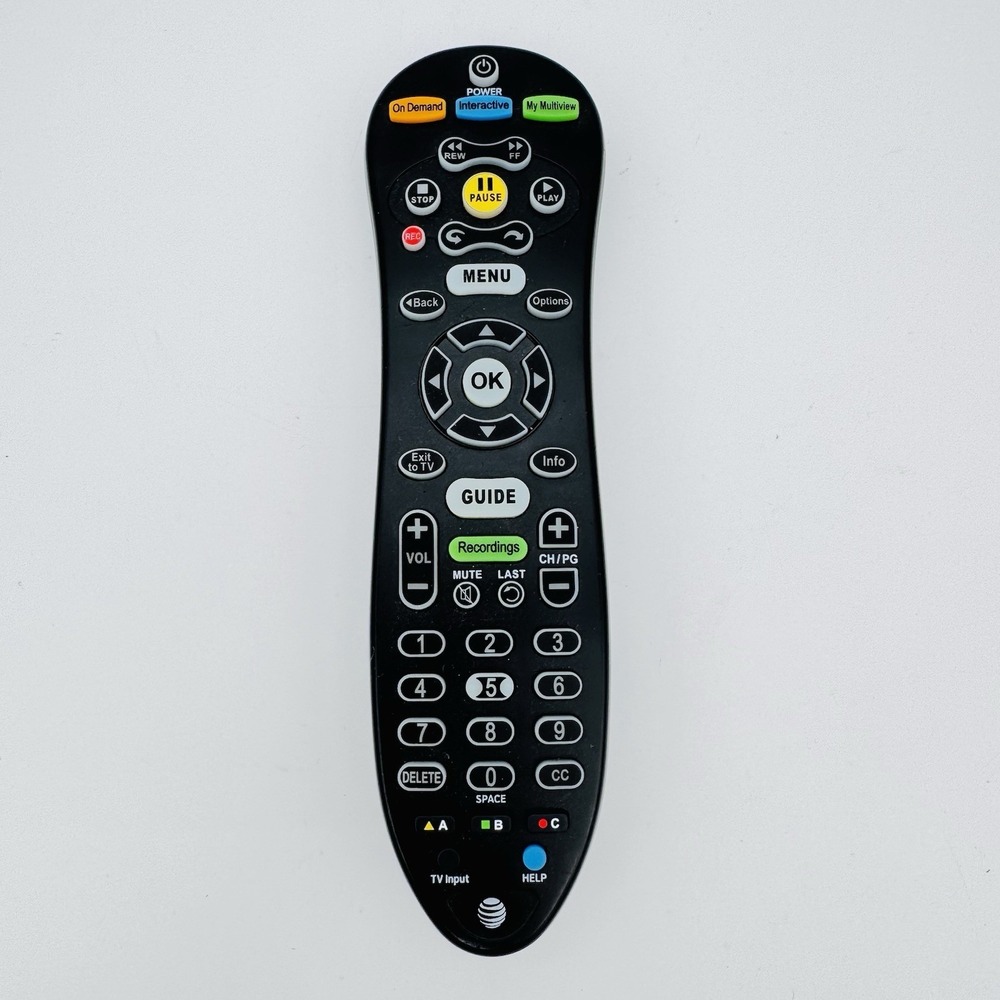 AT&T U-verse S30-S1B Universal Remote Control IR Tested Works